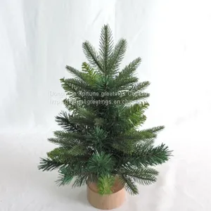 Artificial Christmas Burlap Tree thumbnail-1