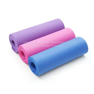 Extra Thick 1/2-Inch Exclusive Premium Printed NBR Yoga Mat With Carrying Strap thumbnail-5