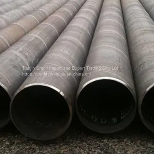 API 5L Spiral Steel Pipe Liquid Gas Transportation Welded Steel Pipe For Sale thumbnail-3