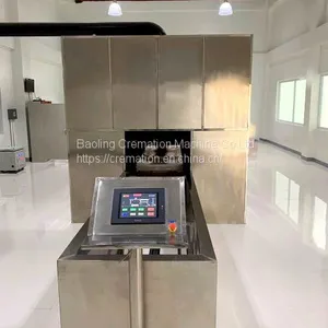 New Full Automatic 1200 Kgs Capacity Human Crematory Incinerator Oven 30 Mins Death Cremating System No Smoke Refractory thumbnail-3