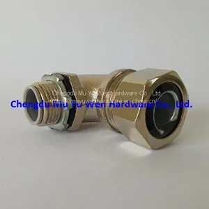 Metric Thread Steel Conduit Fittings 90d Elbow thumbnail-1