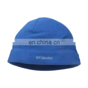 Cheap Price Unisex Embroidery Print Logo Winter Polar Fleece Custom Logo Mens Beanie thumbnail-4