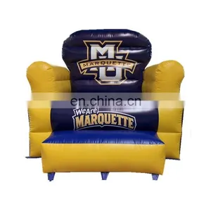 Wholesale PVC Tarpaulin Advertising Big Inflatable Chair With Customized Sponsor Logo Printing thumbnail-1
