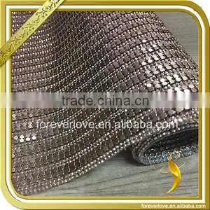 Stud Sparkle Rhinestone Crystal Trim Bling Rhinestone Mesh FRM-228 thumbnail-1