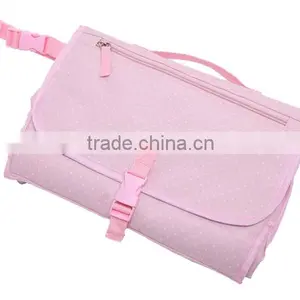 Fancy Pink Easy Clean Portable Diaper Changing Pad thumbnail-2