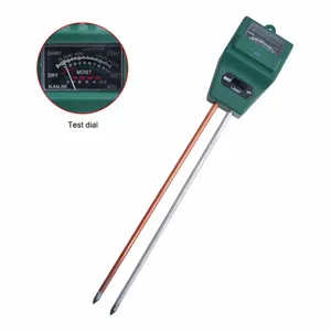 Soil Meter 3 in 1 Moisture and PH Soil Sensor PH and Sunlight Meter Plant Flowers Gardening Monitor thumbnail-2