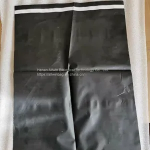 Custom Design Cornstarch Plated Made Biodegradable Compostable Envelope Packing Bag Mailer Bag thumbnail-5