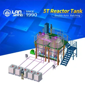 Stainless Steel Electric Heating Sandwich Mixing Tank / Mixer / High-speed Emulsifier / Vertical Reactor thumbnail-5