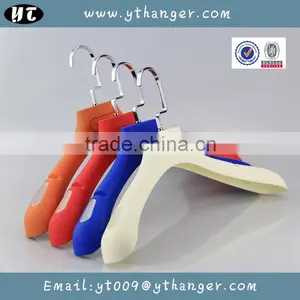 HA6905 Colored Plastic Clothes Hanger Antislip Women Coat Hanger Dress thumbnail-1