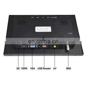 Industrial LCD Monitor Computer PC Monitor Touch Screen Display 12inch VGA/HDMI/AV/BNC/USB Interface thumbnail-3