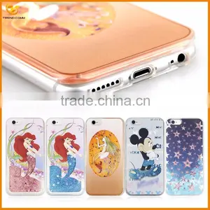 for Iphone 6 Plus Mermaid Printed 3d Quicksand Tpu Phone Case thumbnail-4