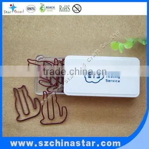 Excellent Quality Small Square PP Box Paper Clip thumbnail-1
