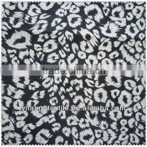 Woven Waterproof Polyester Print Leopard Stretch Fabric thumbnail-1