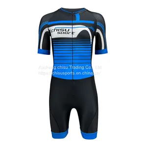 Chisusport Sublimation Short Track Speed Tops Bike Team Quick Dry Breathable Shirt T-shirt Cut Resistant Suit Teamwear Custom Oem thumbnail-1