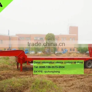 Red 2 Axles Trailer Cargo Trailer Semi Trialer 0086-13635733504 thumbnail-1