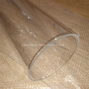 Large Diameter Quartz Glass Tube Clear Quartz Tube thumbnail-3