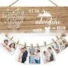 Bamboo Wood Printed Decorations for Living Room Wedding Christmas Frames Home Sign Cute Walls Decor Restaurant Modern Arts thumbnail-5