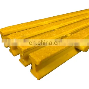 FRP Pultrusion T-bar as Grating Frp Pultrusion Profiles Materials Grating thumbnail-1