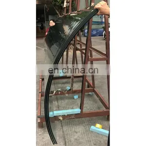 Mesh Frosted Toughened Autoclave Clear Skylight Tempered Ceiling Broken Clear Curved Glass thumbnail-2