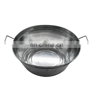 Top Sale Metal Manufacturer Branded Logo Modern Premium Giveaway Custom Galvanized Ice Buckets Parties thumbnail-4