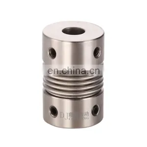 DRG Stainless Coupling Metal Shaft High Torque Motor Generator Bellows Servo Motor Spring Quick-bellow Alloy Camlock Coupler thumbnail-4