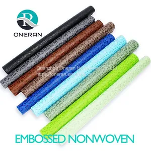Hot Sale Embossed 100% Polypropylene Nonwoven Wrapper Nonwoven Flowers Wrapping Pp Spundbond Non Woven Table Cloths Christmas Gift Wrap Fabric thumbnail-4