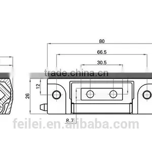 Flei Brand ROHS Zinc Plated Hinge for Cabinet Use thumbnail-6