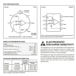 INA105KU/2K5 SOIC-8 Operational Amplifier TI Original Stock thumbnail-3