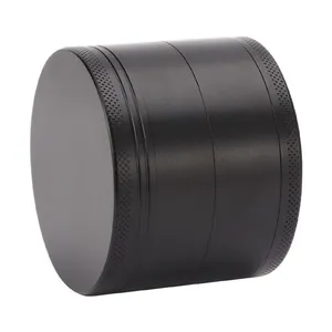 Share to Custom Logo Tobacco Black Metal Grinders Herbal Smoking Accessories Tobacco Herb Grinder thumbnail-5