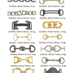 Sliver Metal Shoe Buckle Shoe Chain for Men′ S Leather Shoes thumbnail-1