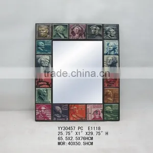Rectangle Metal Wall Mirror thumbnail-1