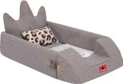 All-Seasons Crown Pet Bed With Cushion & Blanket thumbnail-3