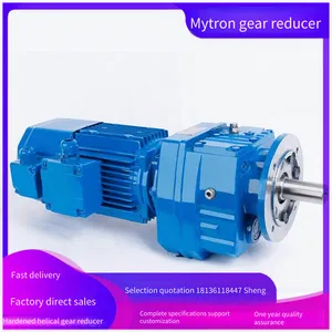Hardened Tooth Surface Helical Gear Reduction Motor Rf77-dv132-s4-18.8-m4 Reducer, Suzhou Maichuan thumbnail-1