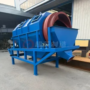 Construction Waste Screening Equipment, Shaftless Drum Screen, Furnace Slag, Silica Stone Grading and Impurity Removal Machinery thumbnail-4