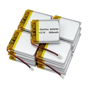 Wholesale Good Price 803030 Pouch Cell 3.7V Lipo Battery 700mAh for Electronic Toys thumbnail-4