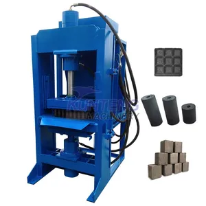 High Performance Hydraulic Coconut Shell Sawdust Charcoal Briquette Machine New Briquette Machines thumbnail-1