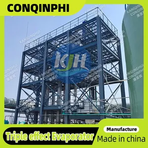 Semi-Auto Brine Evaporation and Crystallization Equipment 200L/H Evaporation Rate 316L Titanium Heating Tubes thumbnail-3