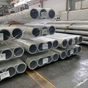 6063 6061 6082 Silver Color Extruded Anodize Aluminum Pipe thumbnail-3