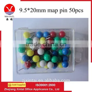 Wholesale 80pcs Bright Color Ball Head Thumb Tacks Push Pins thumbnail-3