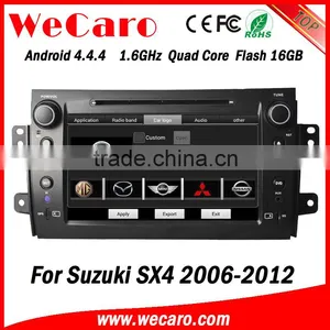 Wecaro WC-SS8081 Android 4.4.4 Car Dvd Player Quad Core for Suzuki Sx4 Double Din Car Dvd Gps Navigation Audio System thumbnail-1