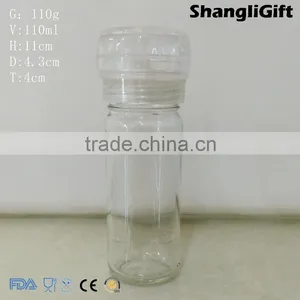 Hot Sale 110ml Spice Tools Glass Bottles Pepper Grinder thumbnail-3
