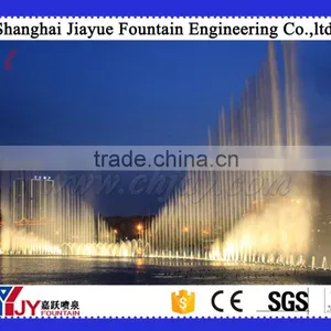 Outdoor Large Scale Gas Explosion Fountain Project With Music and Led Light in the Lake thumbnail-1
