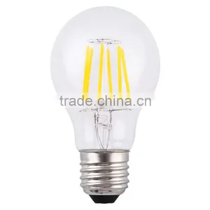 Hot 4w 6w 8w Dimmable Led Bulb Lights 2700k 4000k A60 8W E27 LED Filament Bulb thumbnail-4