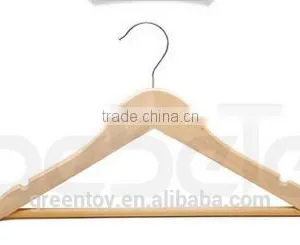 Cheap Wholesale Children Wooden Hanger for Clothes thumbnail-1