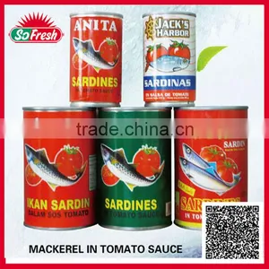 Hot Exporting Ingredient 125g Canned Sardine Types of Canned Fish thumbnail-1