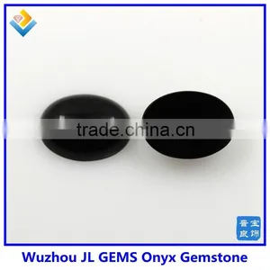 Semiprecious Natural Black Oval Agate thumbnail-4
