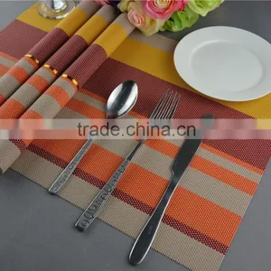 Manufacturers Selling Fashion Color Heat Insulation Pad High-grade Table Mat PVC Coasters Placemat Commodity thumbnail-4