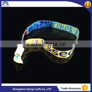 Stylish Woven Custom Printing Wristband,event Wristband thumbnail-1
