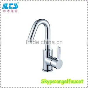 Deck Mounted Contemporary Sanitary Ware Bathroom Basin Mixer Taps thumbnail-1
