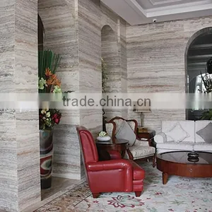 White Travertine Wall Panel thumbnail-1